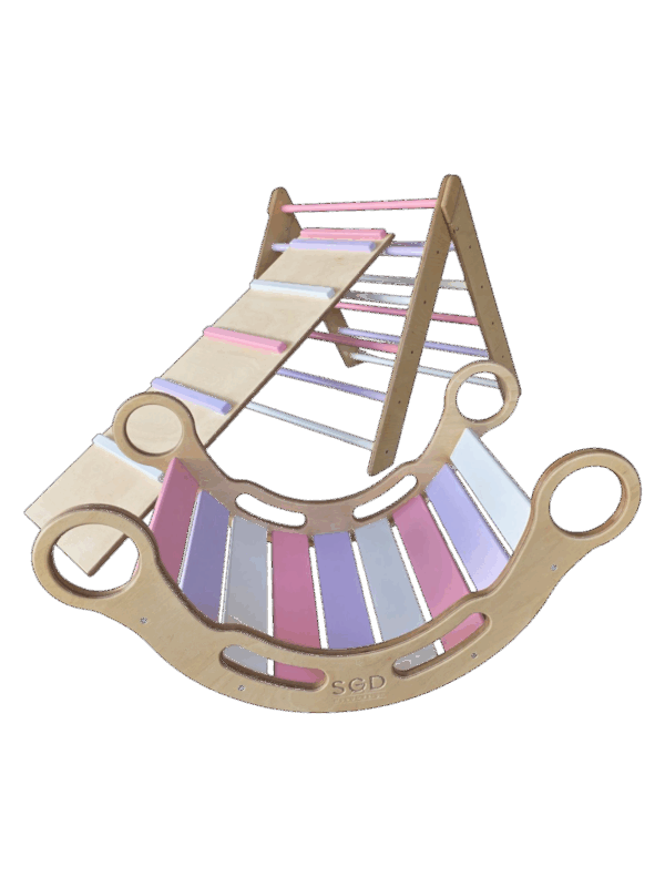 Montessori set (hojdačka, trojuholník, doska)